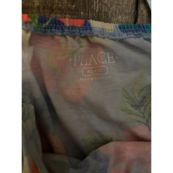 The Children’s Place Girls Floral Maxi Dress XL 14 Blue Summer Sundress - Picture 2 of 3